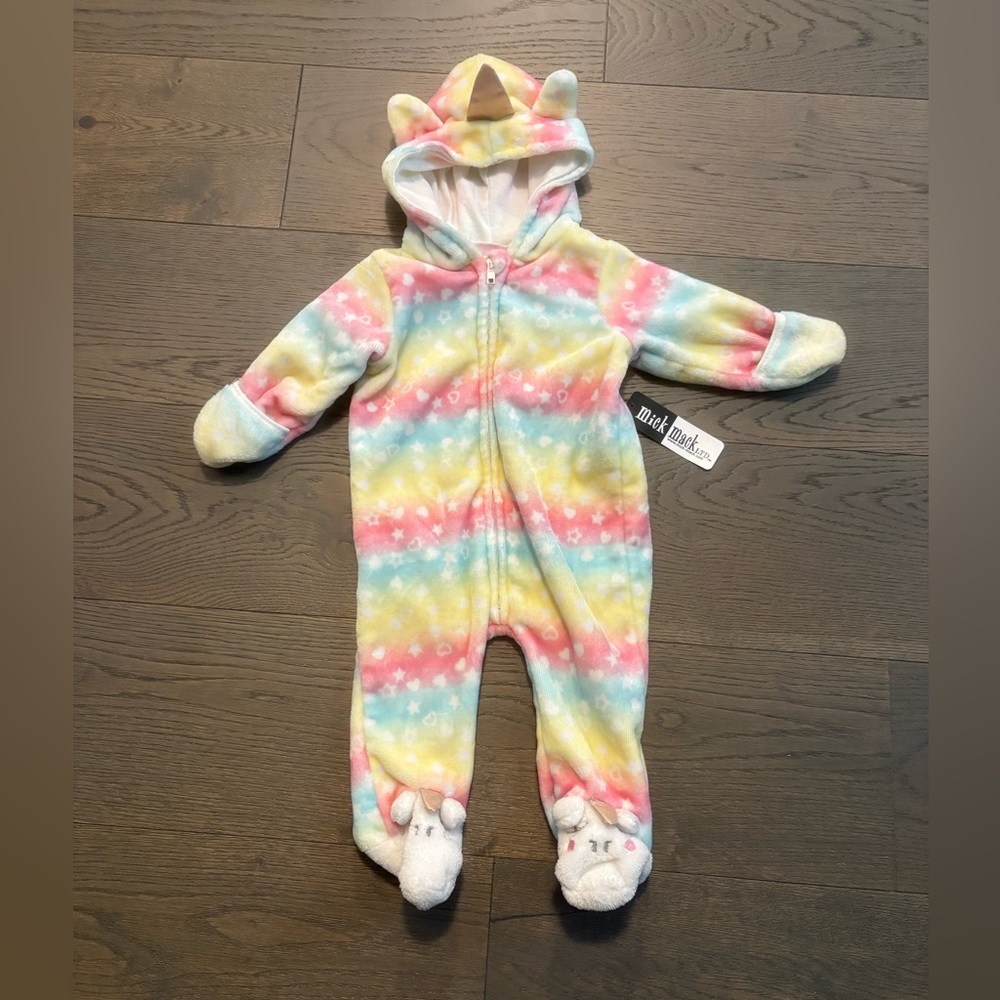 Penelope & Mack baby girl thick unicorn bundle me 6-9M NWT